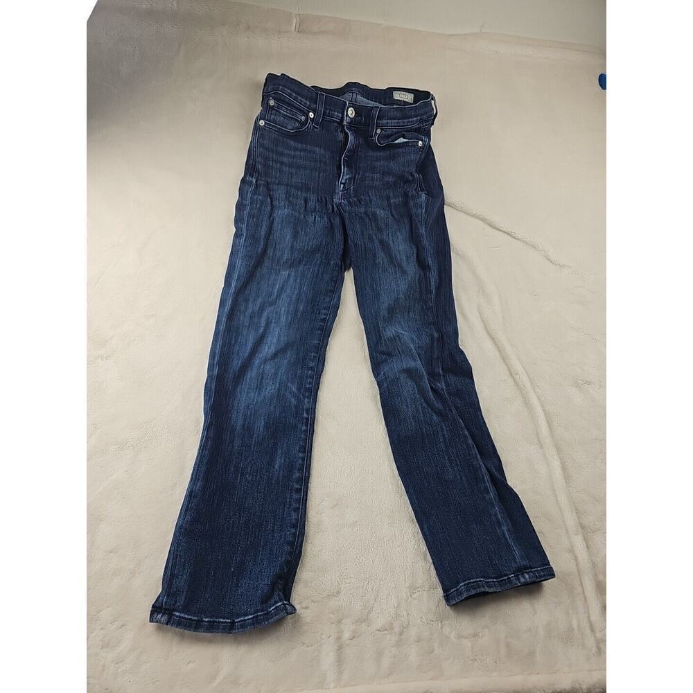 AYR Jeans Size 28 The Pop Straight Ankle Jeans 9" Rise 'Flaw' Frayed Crotch Pics